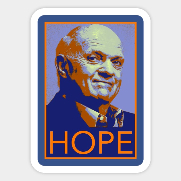 Lou Lamoriello Hope - New York Islanders Sticker by ny_islanders_fans